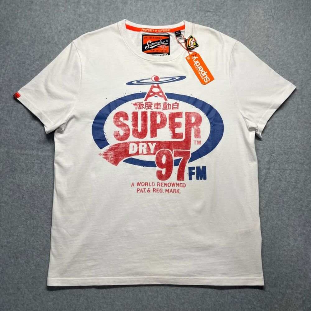 Superdry Limited Edition Vintage Goods Reworked Classics Men's T-shirt 2XL NWT